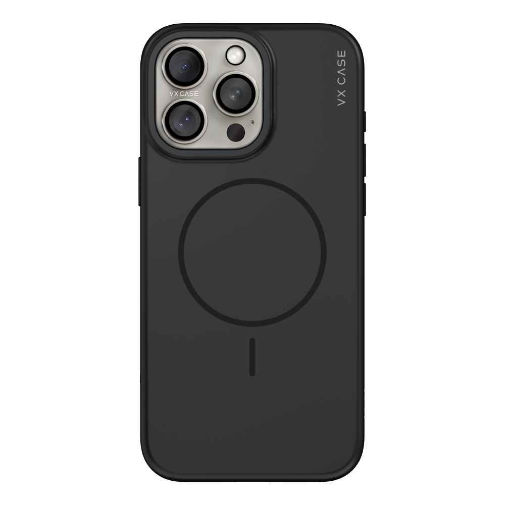 Capa Magsafe iPhone 15 Pro Max Preta - Modern