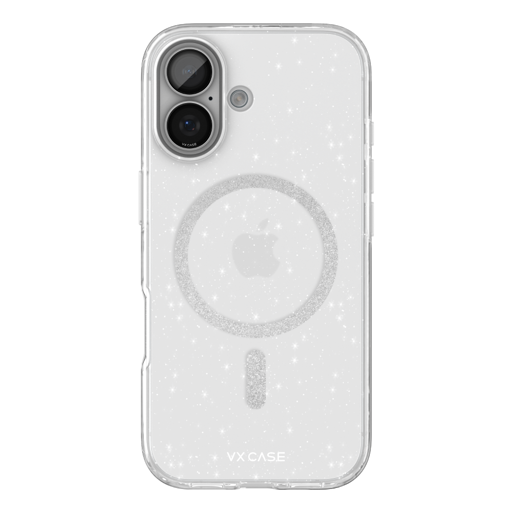 Capa Shine Glitter Magsafe VX Case iPhone 17 - Transparente