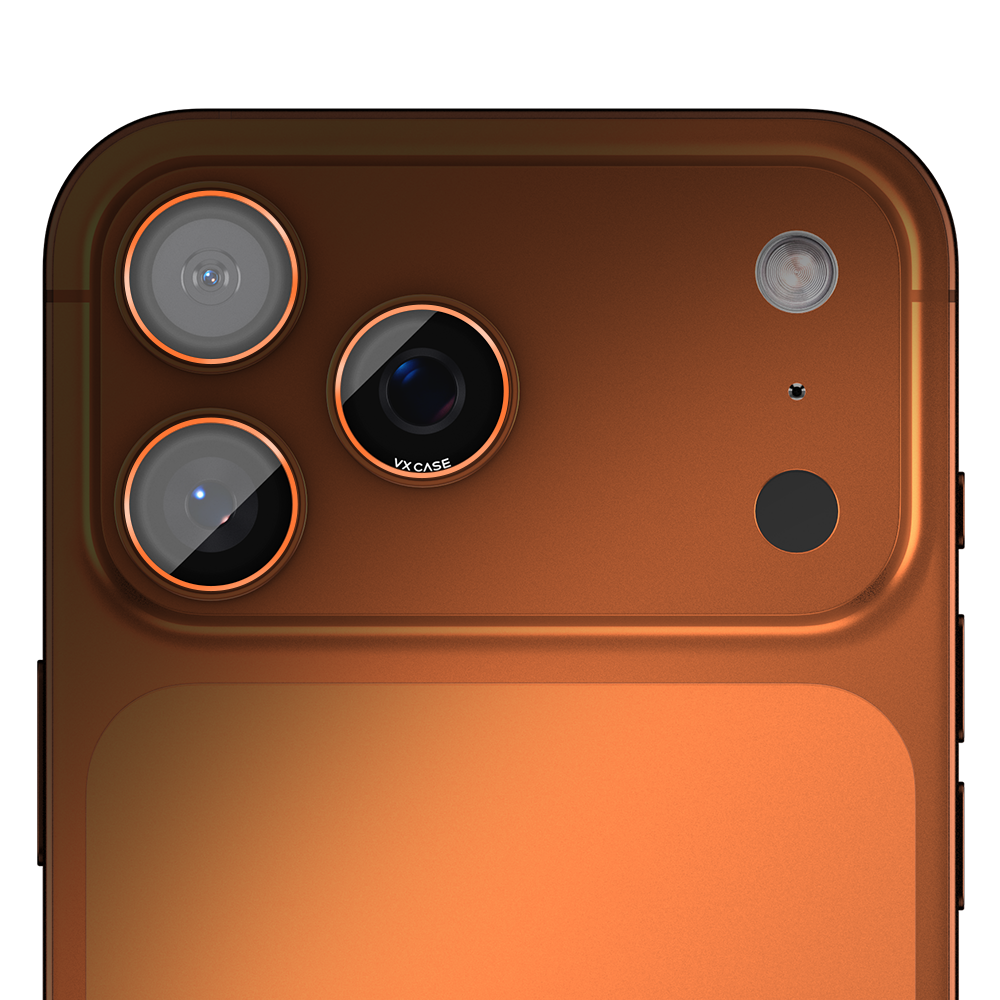Película para Câmera Safira iPhone 17 Pro Max Laranja - VX Case