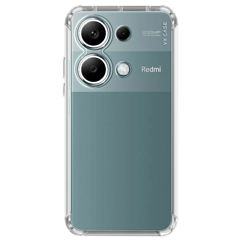 Capa TPU Anti Shock Xiaomi Redmi Note 13 Pro 4G / Poco M6 Pro - Transparente