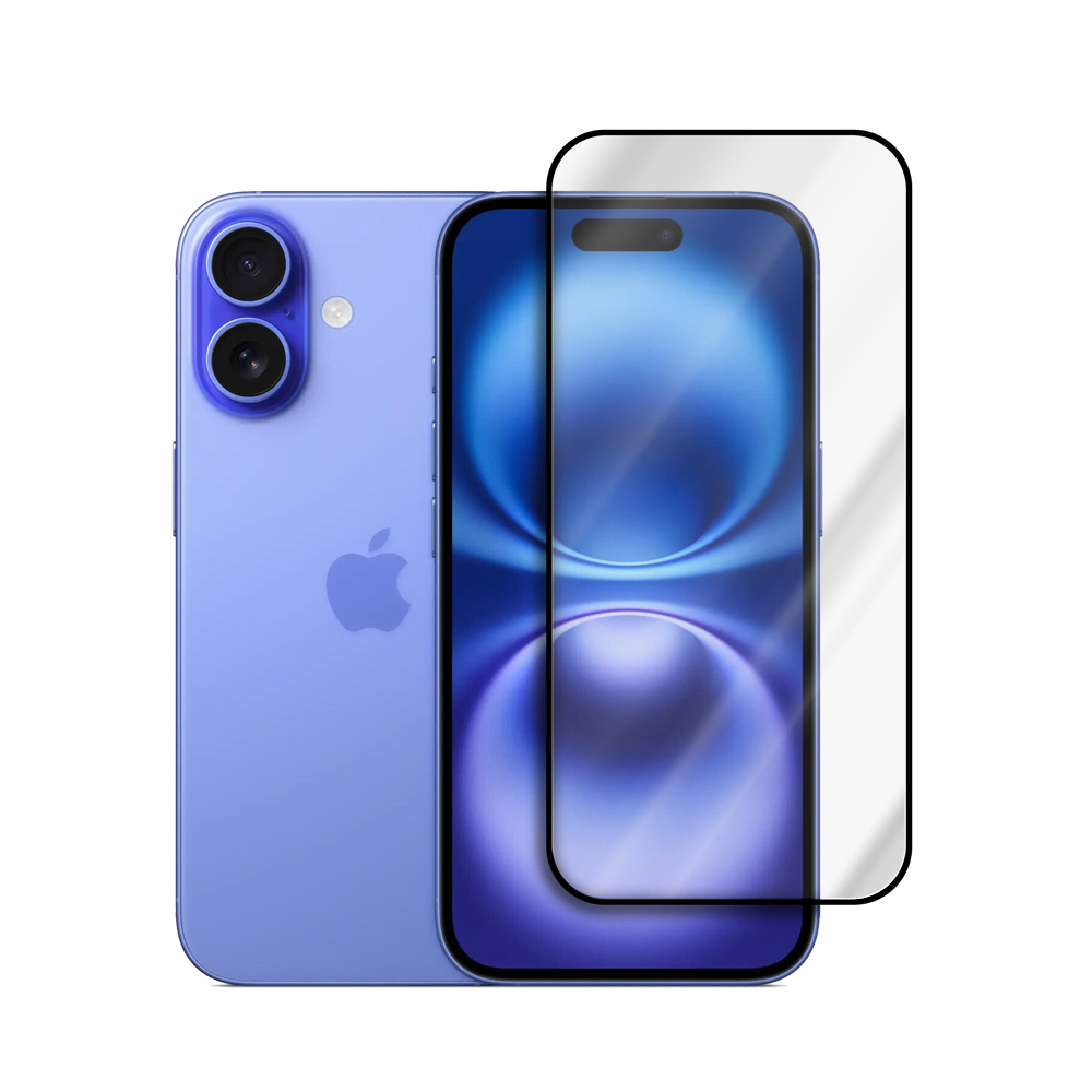 Película Anti Impacto para iPhone 16 Plus 3D - Transparente