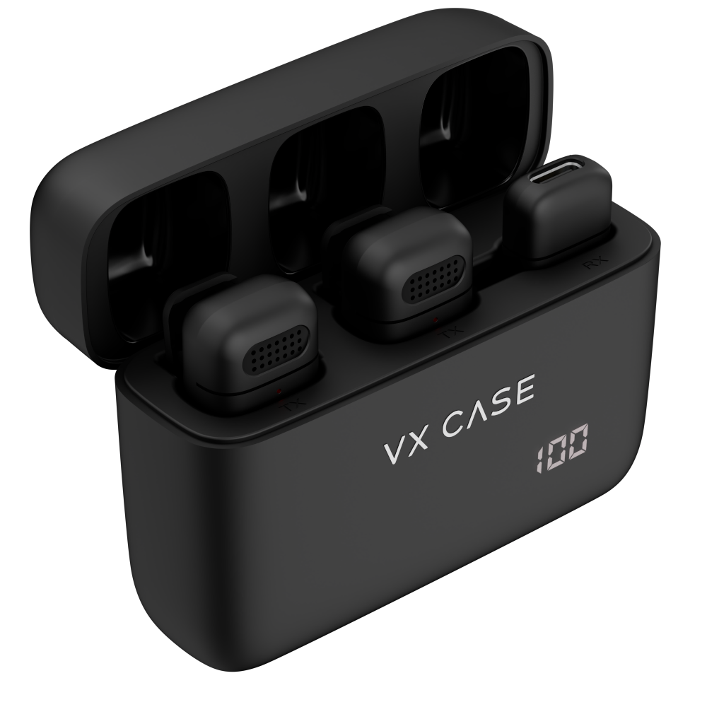 Microfone de Lapela Wireless Type-C Sublime c/ adaptador Lightning