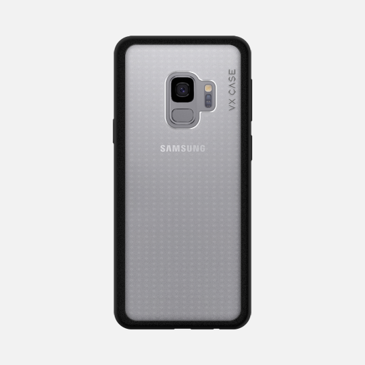 Capa VX Case Galaxy S9 - Transparente com Borda Preta