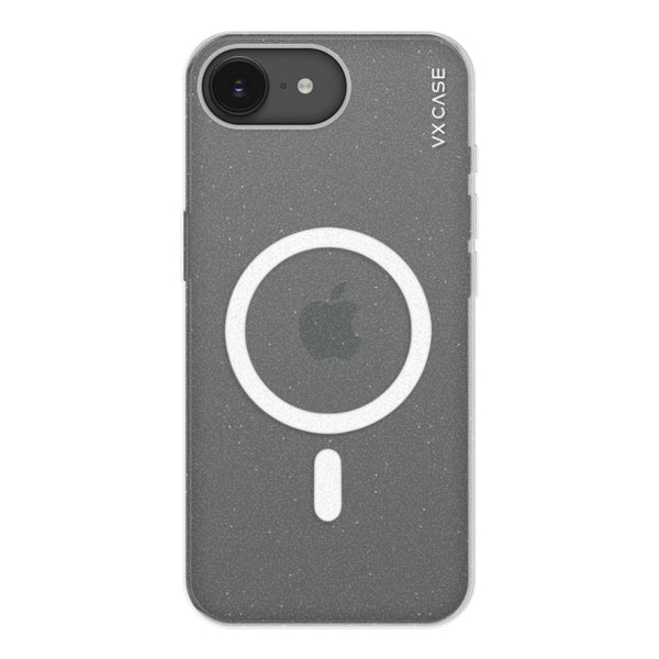 Capa Shine Glitter Magsafe VX Case iPhone 16e - Transparente