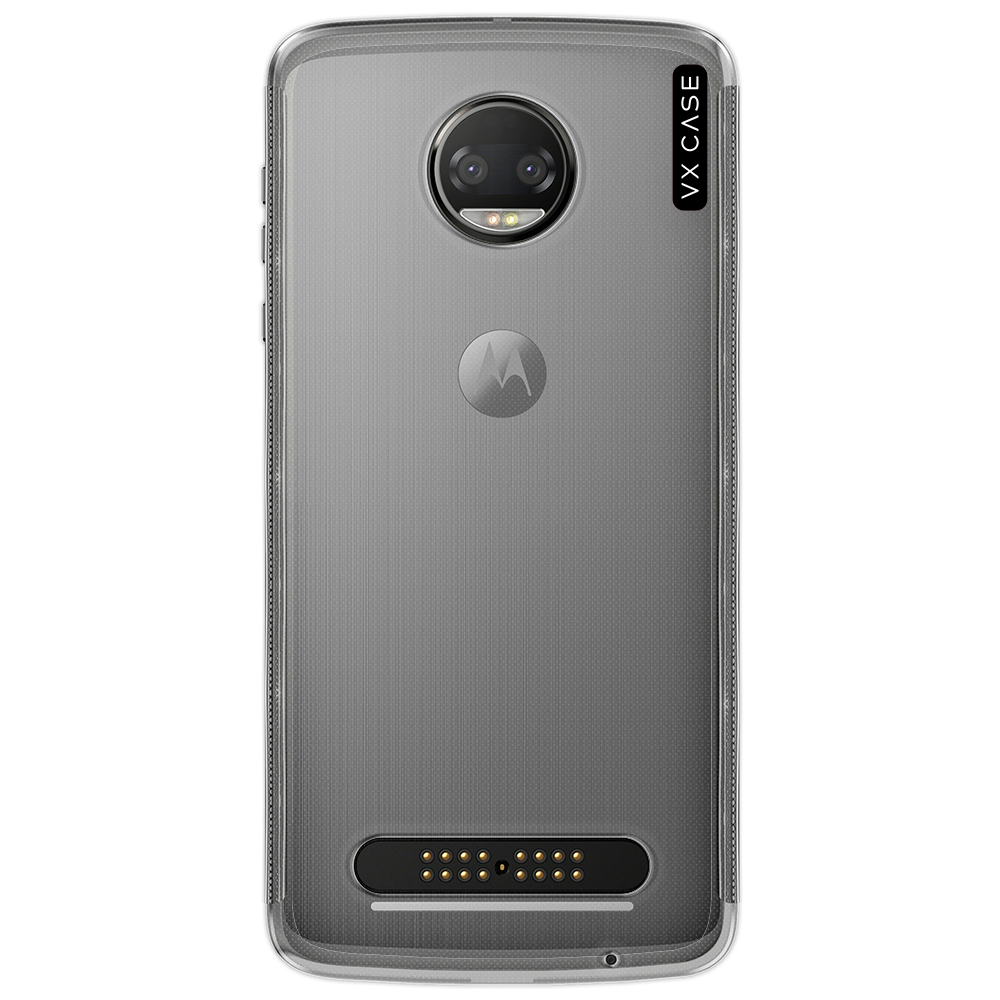 Capa para Moto Z2 Play de Silicone TPU Transparente