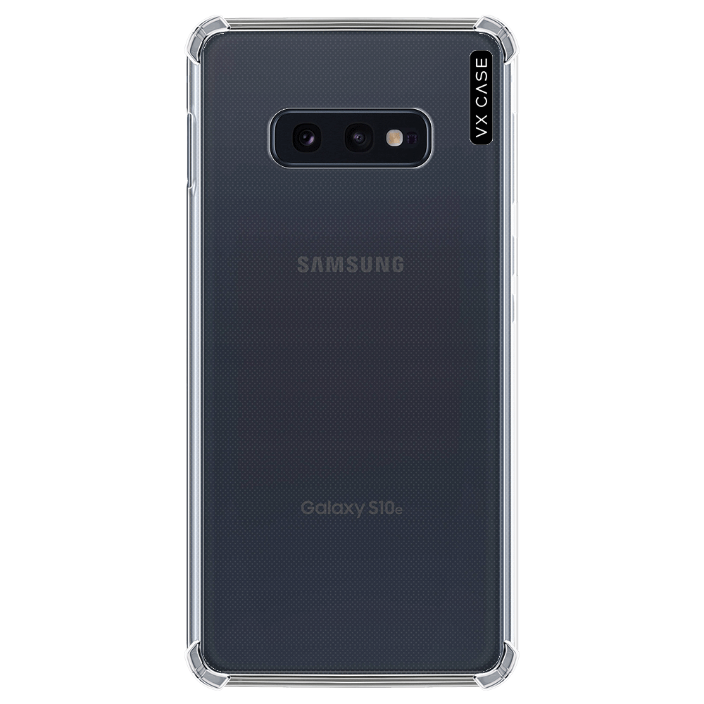 Capa para Galaxy S10E de Silicone Rígida Transparente