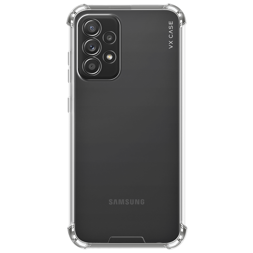 Capa de Silicone Rígida VX Case para Galaxy A52 - Transparente
