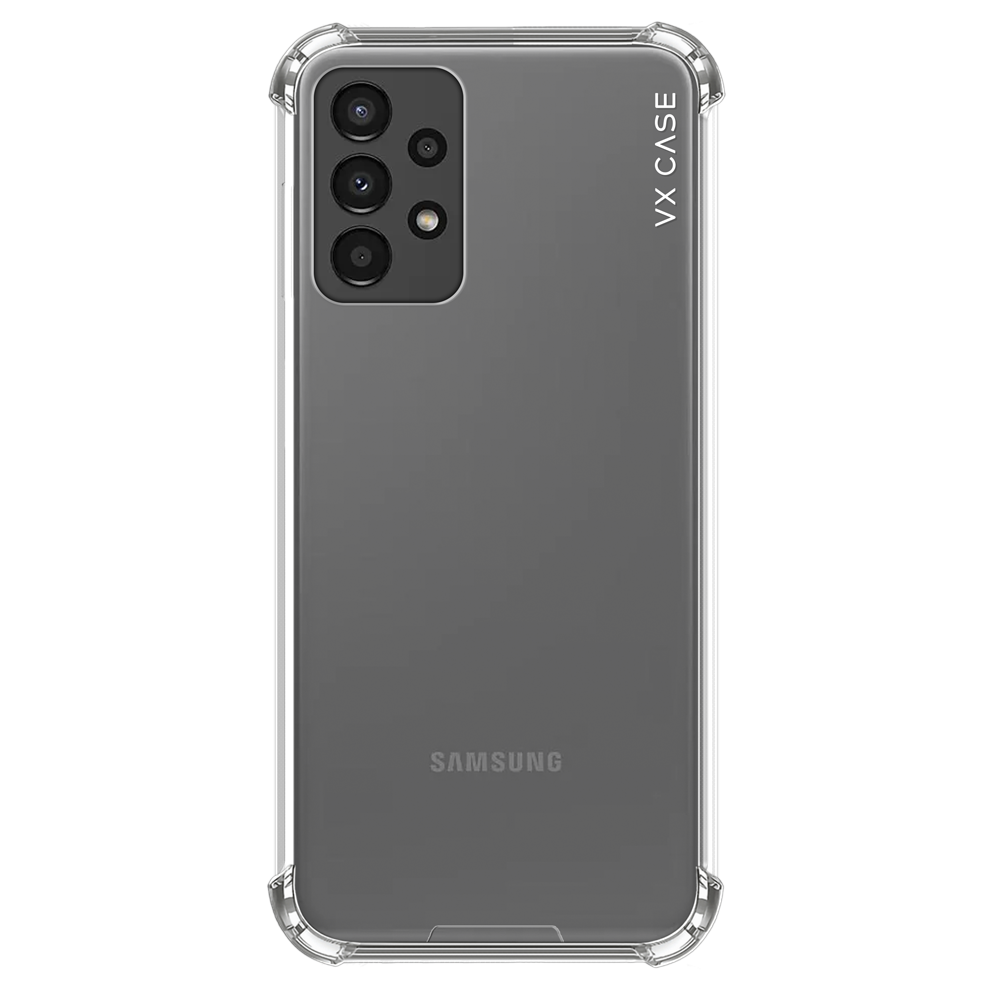 Capa de Silicone Rígida VX Case para Galaxy A13 5G - Transparente