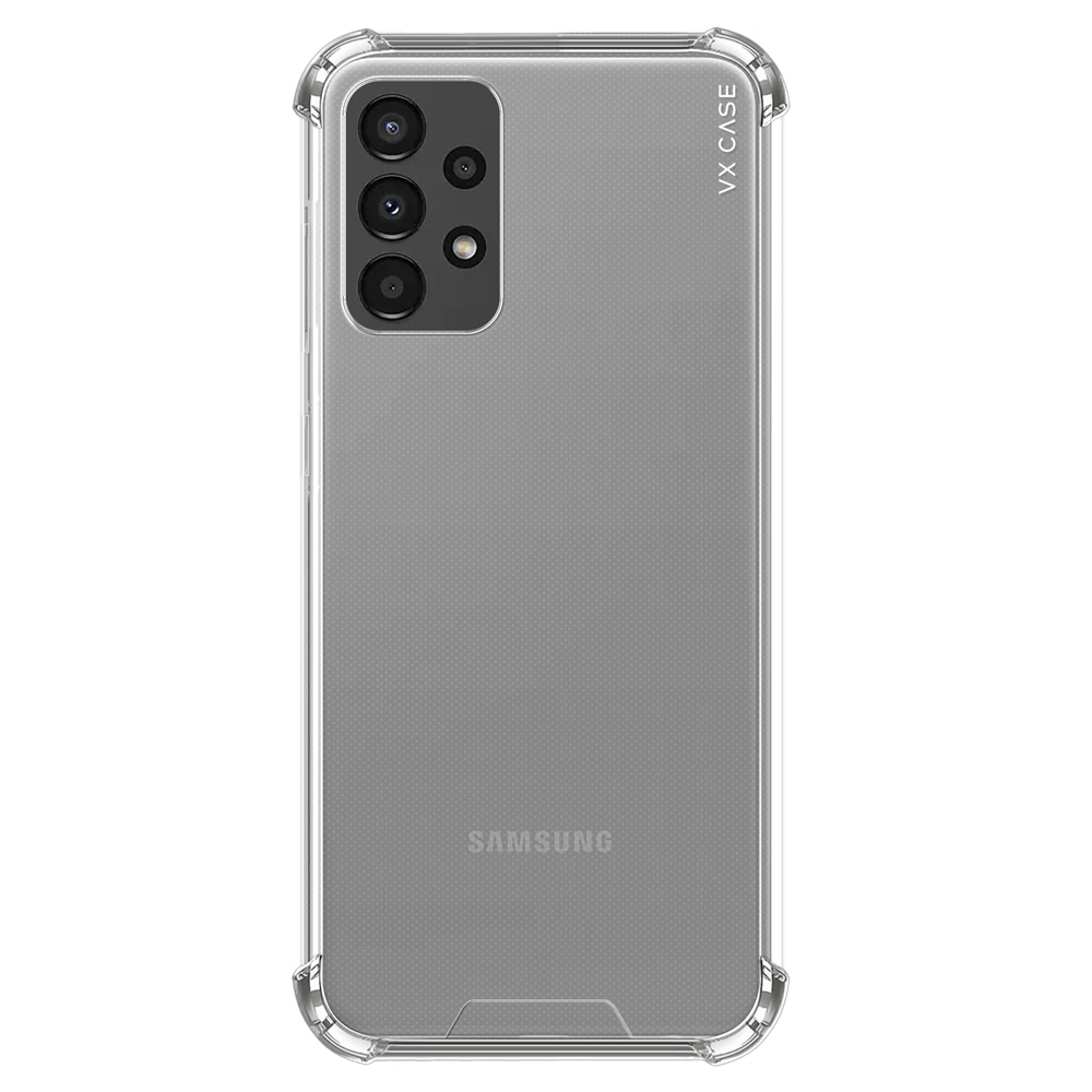 Capa de Silicone Rígida VX Case para Galaxy A23 - Transparente