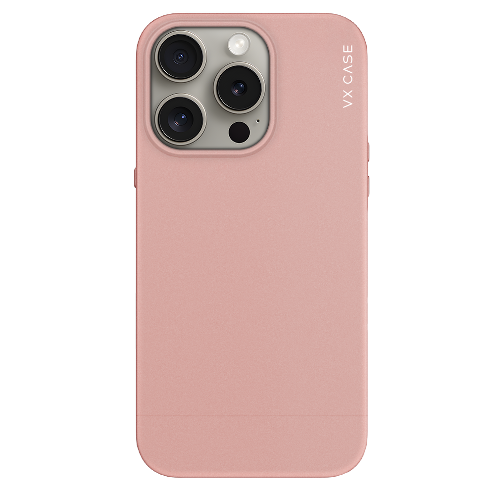 Capa Envernizada VX Case iPhone 15 Pro Max - Rosê