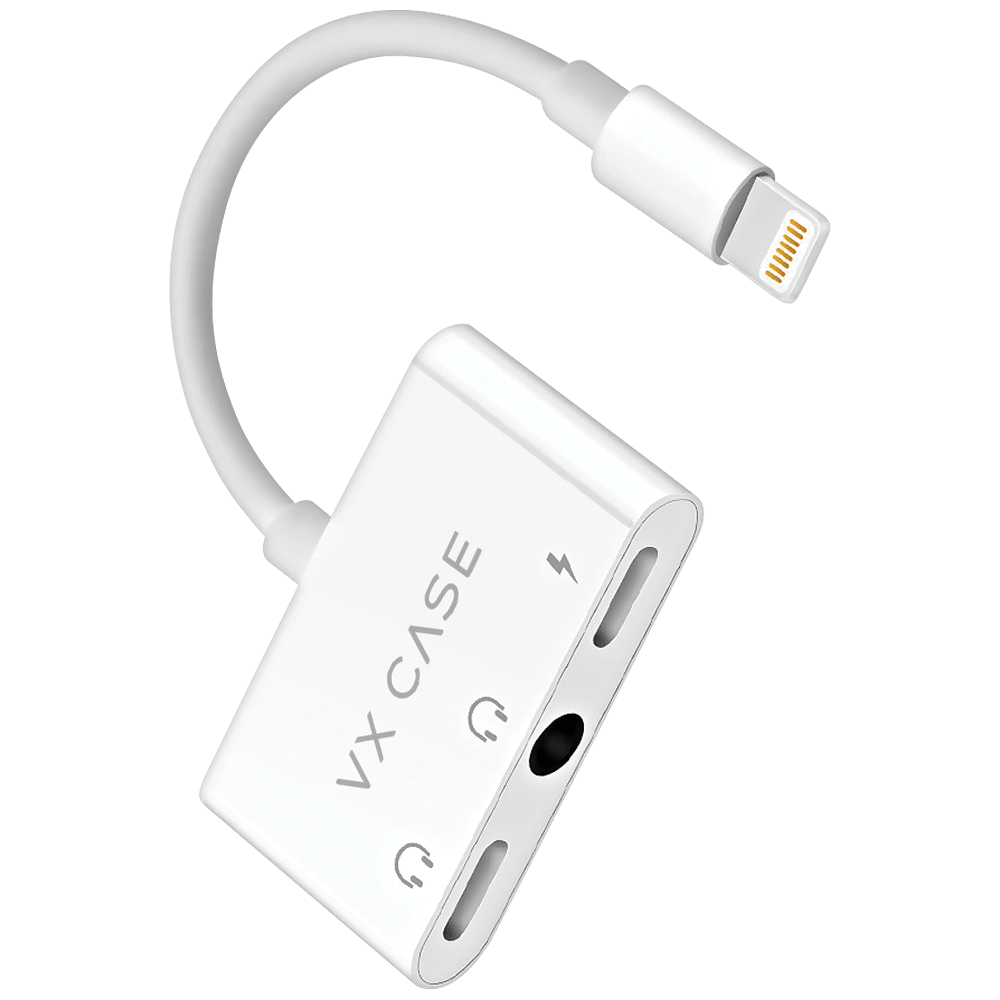 Adaptador Lightning P2 e Duplo Lightning VX Case - VX Case