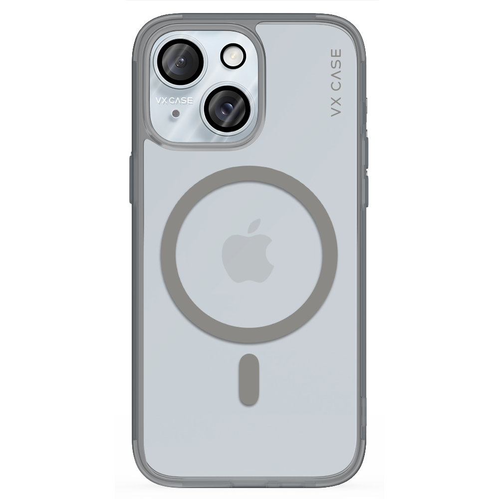 Capa Unique VX Case iPhone 15 - Cinza