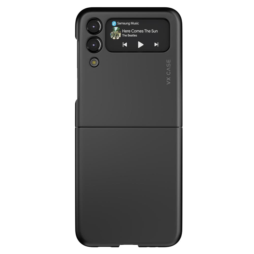 Capa para Galaxy Z Flip 3 Emborrachada - Preto