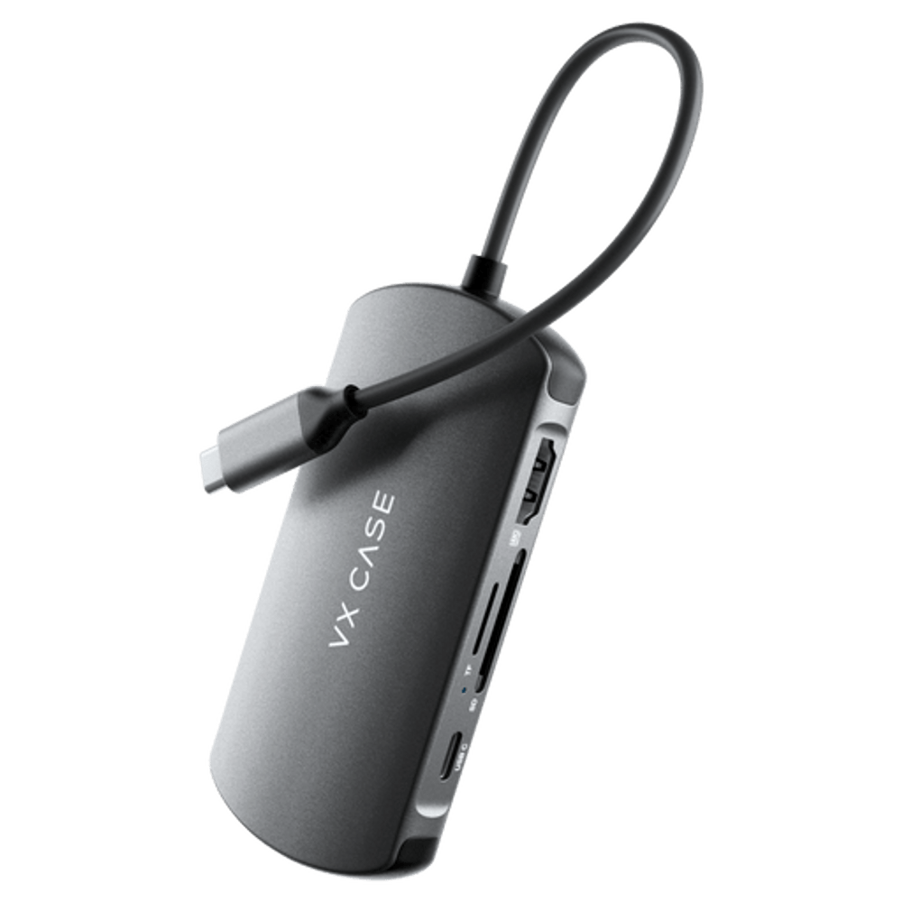Hub Usb 3.0 e Usb C com 8 portas - VX Case