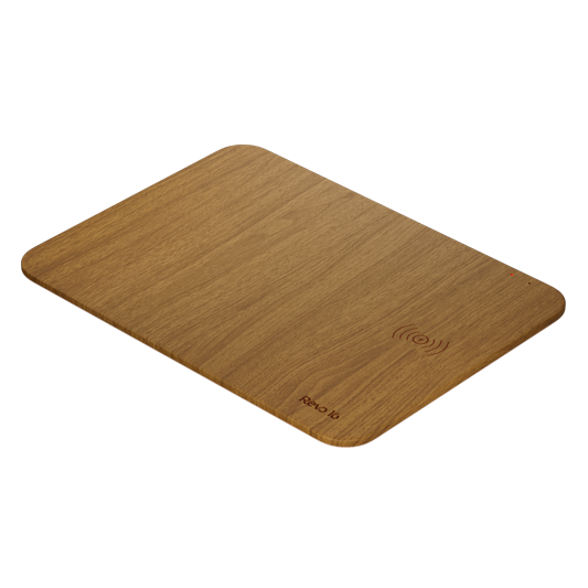Charging Mouse pad em Bamboo Revo 16 - Marrom - VX Case