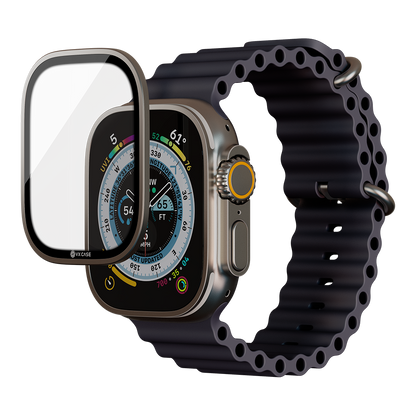 Película Safira Titanium Anti Impacto VX Case Apple Watch 49mm - Titânio Natural