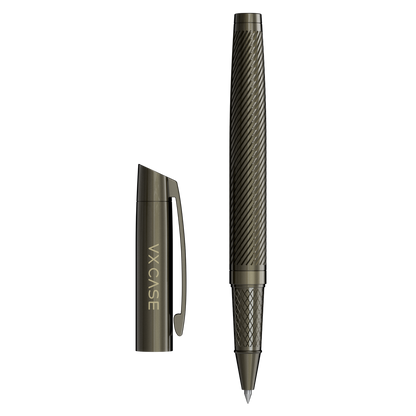 Caneta Esferográfica Premium em Aço e Cobre - Titanium Signature VX Case
