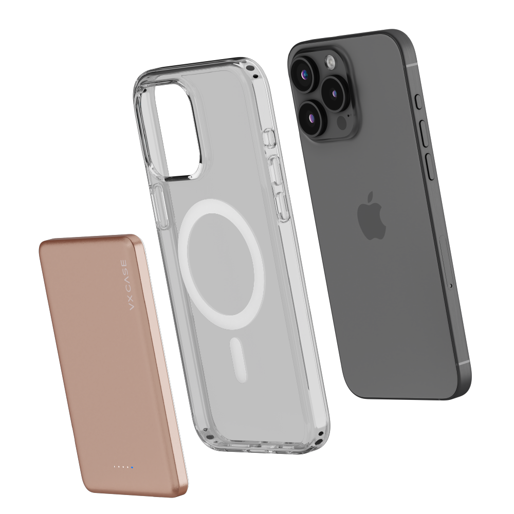 Bateria VX Case Mag Power Thin 5.000mAh MFM - Rosé Gold