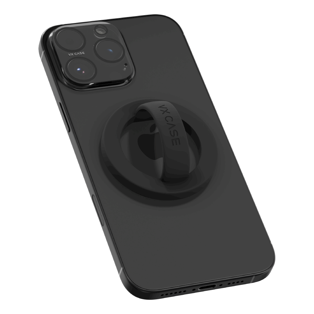 Smooth Ring Magsafe VX Case - Preto