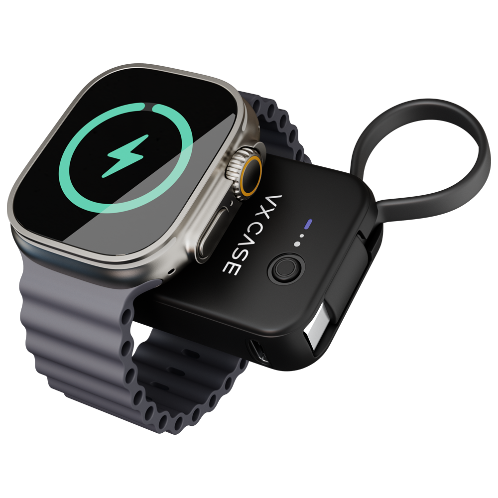 Carregador Portátil de Smartphone e Apple Watch Help Charger VX Case - Preto