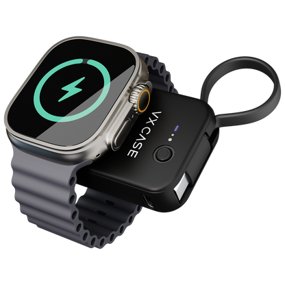 Carregador Portátil de Smartphone e Apple Watch Help Charger VX Case - Preto