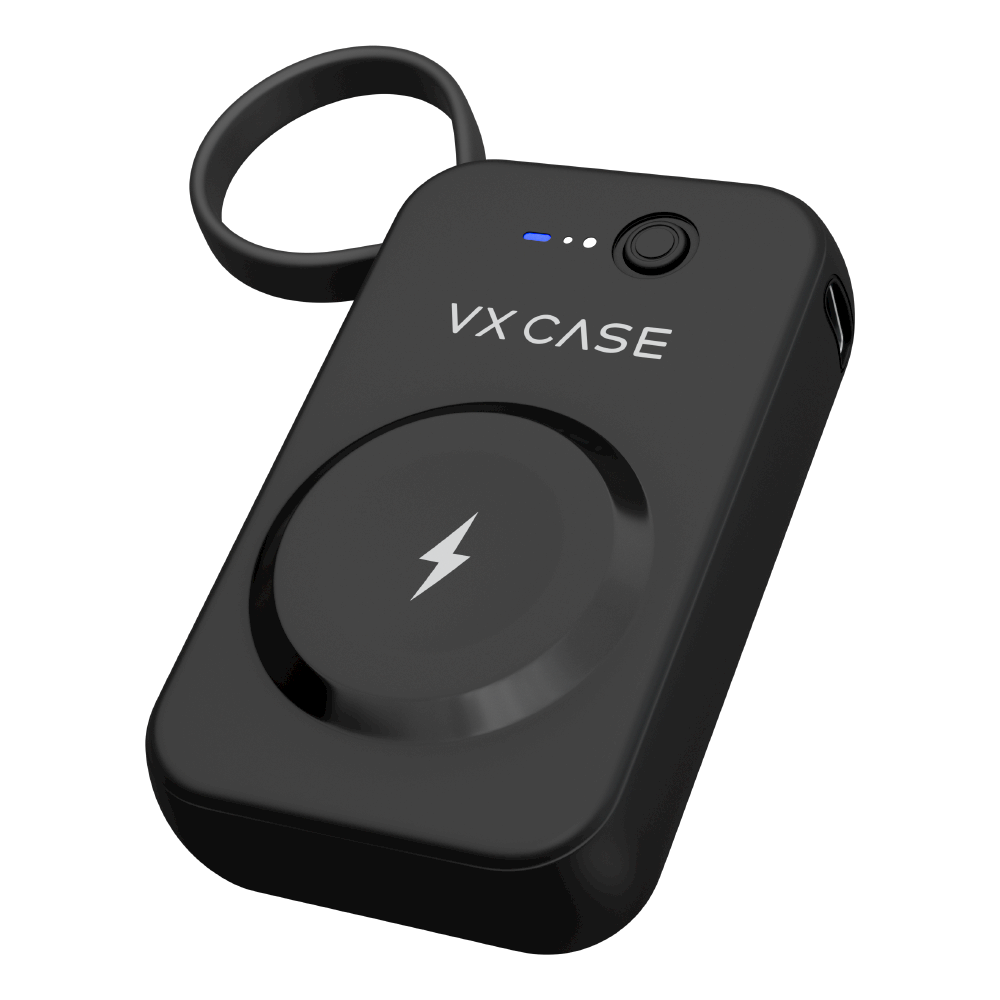 Carregador Portátil de Smartphone e Apple Watch Help Charger VX Case - Preto