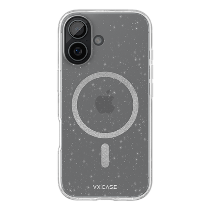Capa Shine Glitter Magsafe VX Case iPhone 17 - Transparente