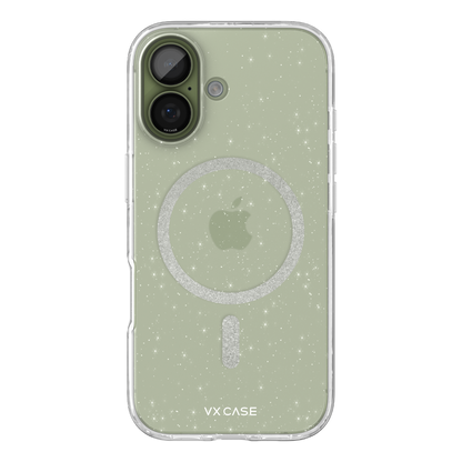 Capa Shine Glitter Magsafe VX Case iPhone 17 - Transparente