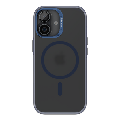 Capa Titanium VX Case Magsafe com Fundo Fosco para iPhone 17 - Preto Azulado