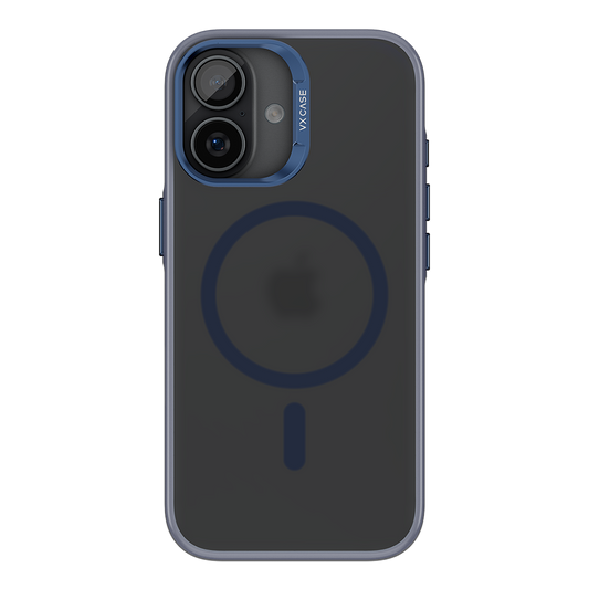 Capa Titanium VX Case Magsafe com Fundo Fosco para iPhone 17 - Preto Azulado