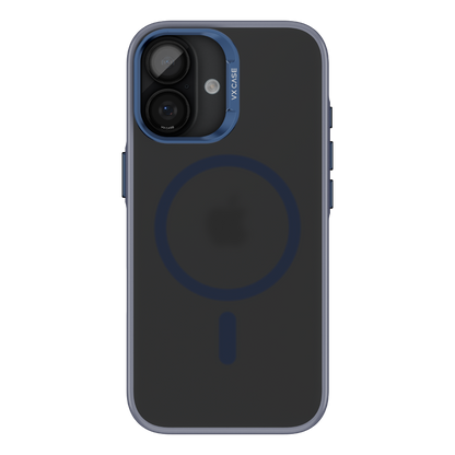 Capa Titanium VX Case Magsafe com Fundo Fosco para iPhone 17 - Preto Azulado