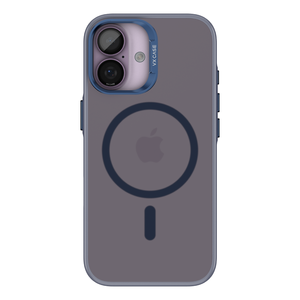 Capa Titanium VX Case Magsafe com Fundo Fosco para iPhone 17 - Preto Azulado