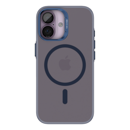 Capa Titanium VX Case Magsafe com Fundo Fosco para iPhone 17 - Preto Azulado