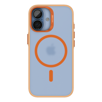 Capa Titanium VX Case Magsafe com Fundo Fosco para iPhone 17 - Laranja