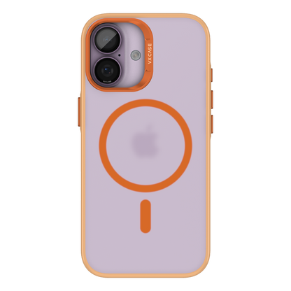Capa Titanium VX Case Magsafe com Fundo Fosco para iPhone 17 - Laranja