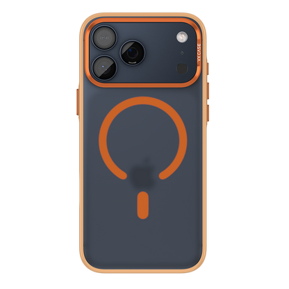 Capa Titanium VX Case Magsafe com Fundo Fosco para iPhone 17 Pro Max - Laranja