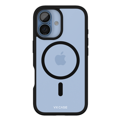 Capa Jet Black Magsafe VX Case iPhone 17 - Transparente com Borda Preta