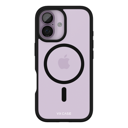 Capa Jet Black Magsafe VX Case iPhone 17 - Transparente com Borda Preta