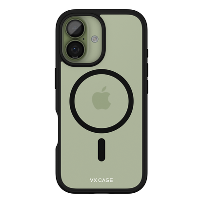 Capa Jet Black Magsafe VX Case iPhone 17 - Transparente com Borda Preta