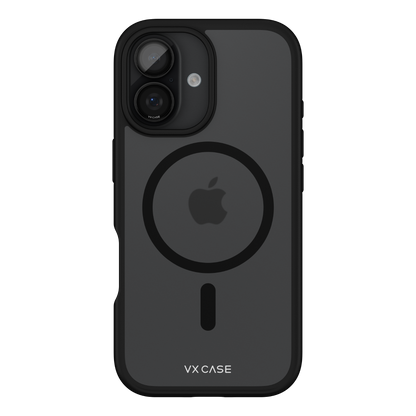 Capa Jet Black Magsafe VX Case iPhone 17 - Transparente com Borda Preta