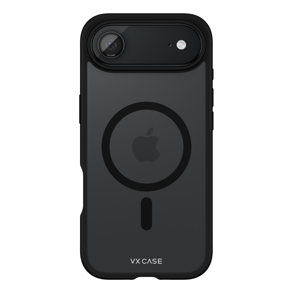 Capa Jet Black Magsafe VX Case iPhone 17 Air - Transparente com Borda Preta