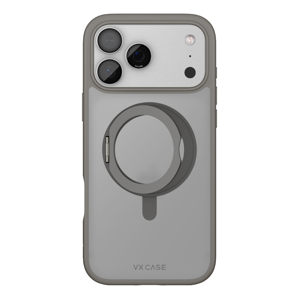 Capa KickStand Magsafe VX Case para iPhone 17 Pro Max - Titanium Natural