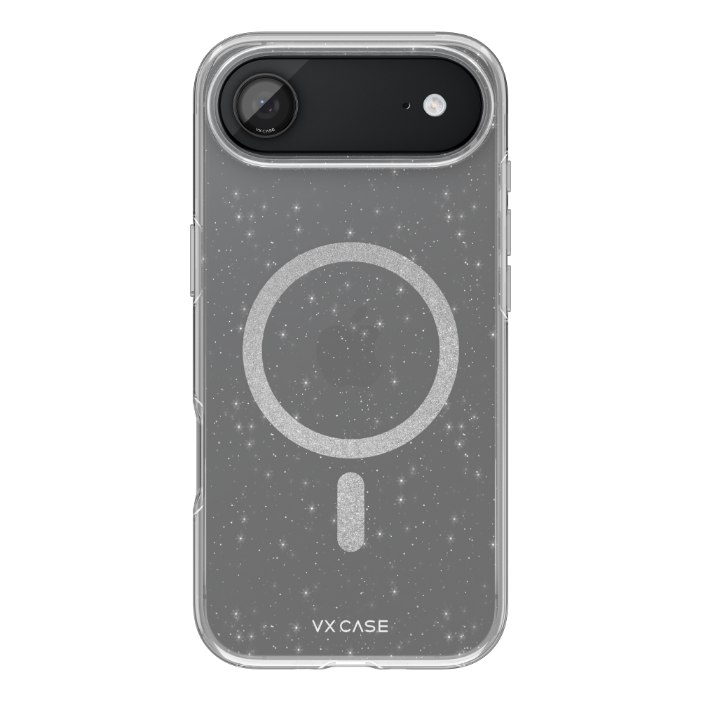 Capa Shine Glitter Magsafe VX Case iPhone 17 Air - Transparente