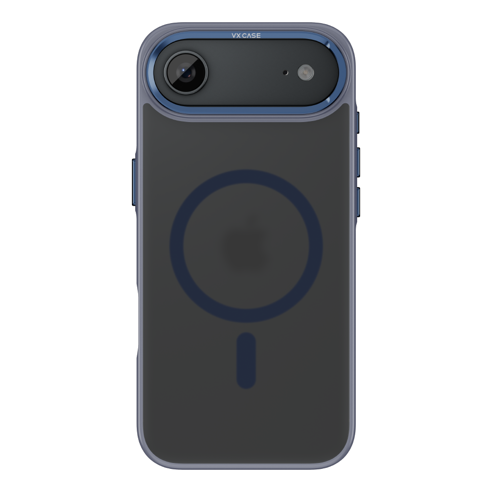 Capa Titanium VX Case Magsafe com Fundo Fosco para iPhone 17 Air - Preto Azulado