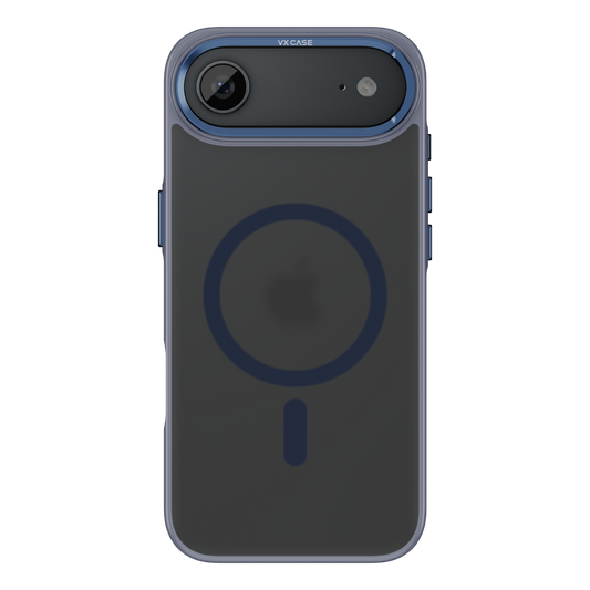 Capa Titanium VX Case Magsafe com Fundo Fosco para iPhone 17 Air - Preto Azulado
