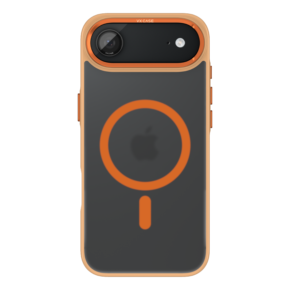 Capa Titanium VX Case Magsafe com Fundo Fosco para iPhone 17 Air - Laranja
