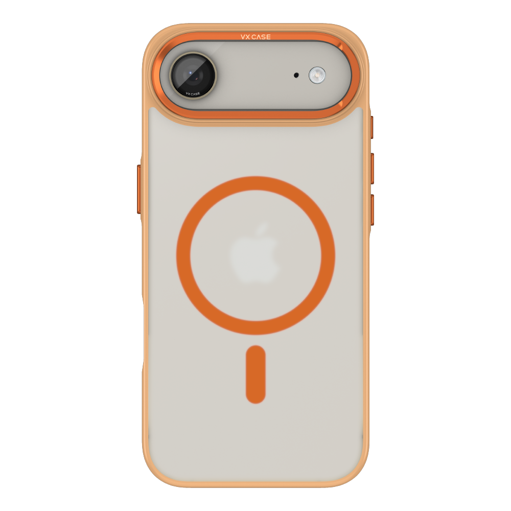 Capa Titanium VX Case Magsafe com Fundo Fosco para iPhone 17 Air - Laranja