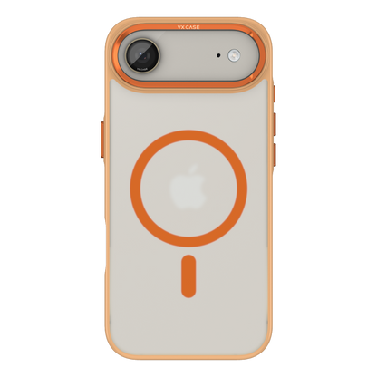 Capa Titanium VX Case Magsafe com Fundo Fosco para iPhone 17 Air - Laranja