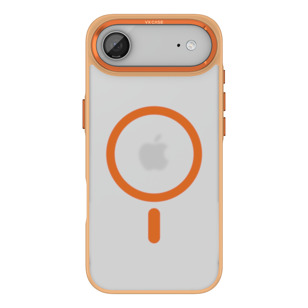 Capa Titanium VX Case Magsafe com Fundo Fosco para iPhone 17 Air - Laranja