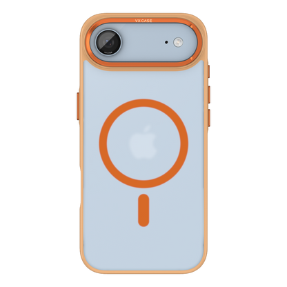 Capa Titanium VX Case Magsafe com Fundo Fosco para iPhone 17 Air - Laranja